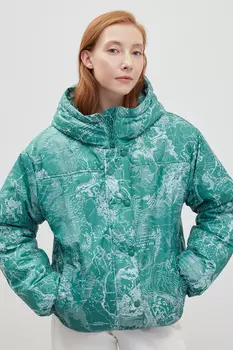 Утепленная куртка с капюшоном