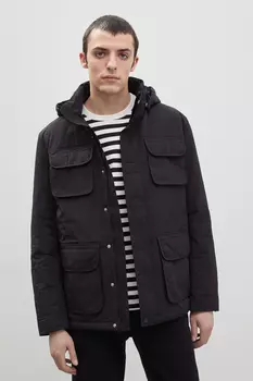 Утепленная куртка с капюшоном