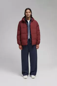 Утепленная куртка с капюшоном