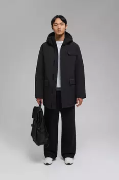 Утепленная куртка с капюшоном