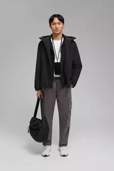 Утепленная куртка с капюшоном