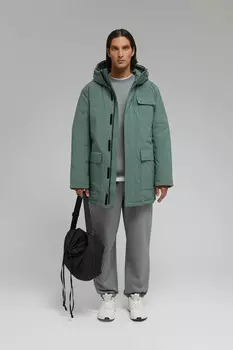 Утепленная куртка с капюшоном