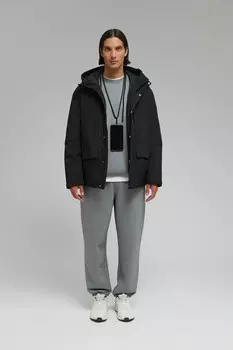 Утепленная куртка с капюшоном