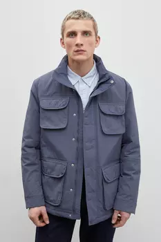 Утепленная куртка с капюшоном