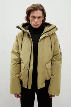 Утепленная куртка с капюшоном