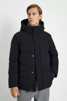 Утепленная куртка с капюшоном