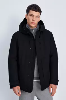 Утепленная куртка с капюшоном