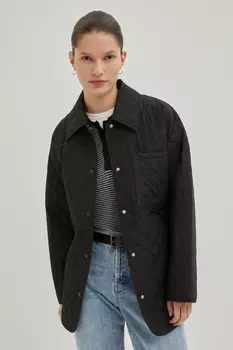 Утепленная куртка с поясом