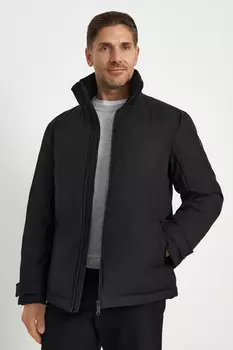 Утепленная куртка с воротником-стойкой