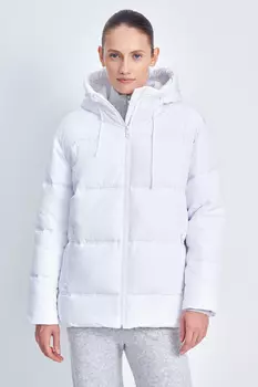 Утепленная куртка свободного силуэта