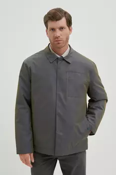 Утепленная куртка свободного силуэта