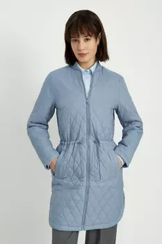 Утепленное полупальто с утяжником