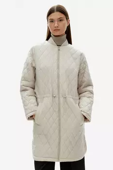 Утепленное полупальто с утяжником