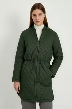 Утепленное полупальто с утяжником