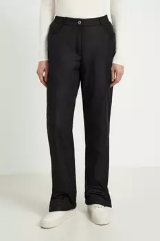 Утепленные брюки прямого кроя