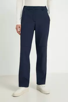 Утепленные брюки прямого кроя