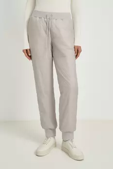 Утепленные брюки с эластичным низом