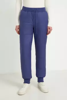 Утепленные брюки с эластичным низом