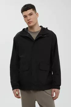 Ветровка с капюшоном свободного силуэта