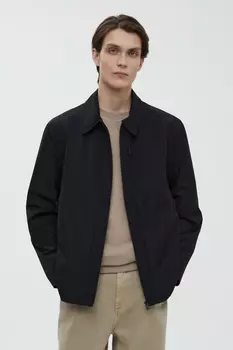 Ветровка с отложным воротником прямого кроя