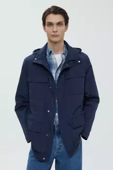 Ветровка с воротником-стойкой