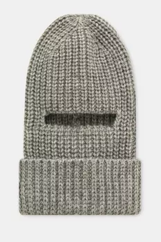 Вязаная балаклава с добавлением шерсти