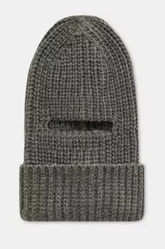 Вязаная балаклава с добавлением шерсти