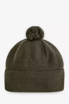 Вязаная шапка с помпоном