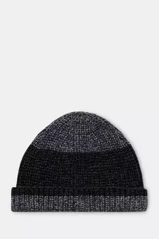 Вязаная шапка с шерстью