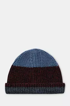 Вязаная шапка с шерстью