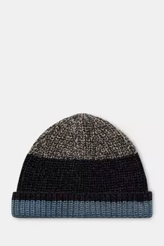 Вязаная шапка с шерстью