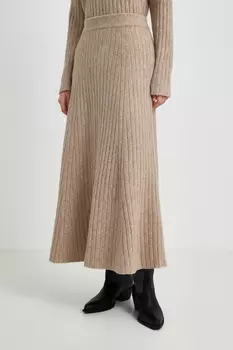 Вязаная юбка А-силуэта