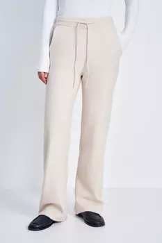 Вязаные брюки прямого силуэта