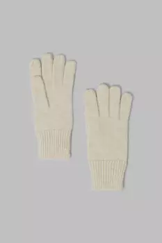 Вязаные перчатки с шерстью