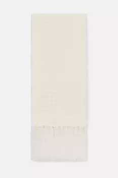 Вязаный шарф с бахромой