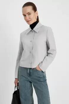 Жакет с отложным воротником