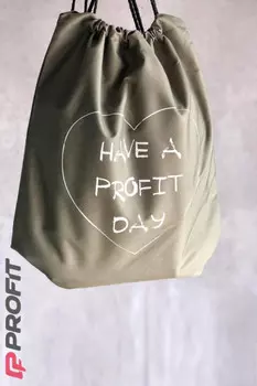 Рюкзак-мешок "Have a Profit day" хаки