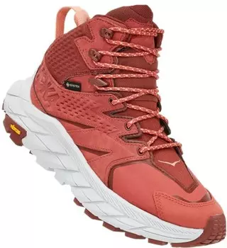 Ботинки женские Hoka W Anacapa Mid GTX (Hot Sauce/Cherry Mahogany USA 7 || UK 5.5 || RUS 37.5 || 1130532-HSCM-7)