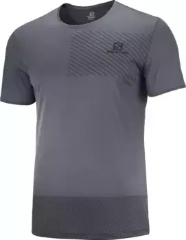 Футболка мужская SALOMON SENSE TEE M (S; grey (серый); LC1613400-EB-S)