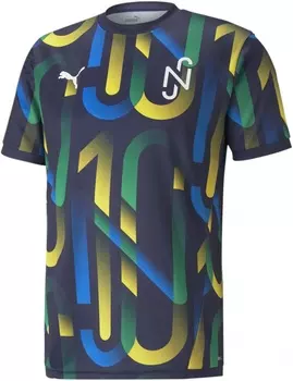 Футболка Puma NEYMAR JR HERO Jersey Peacoat-Dandelion (S) (S; 44-46; blue (синий); 60555106-S)