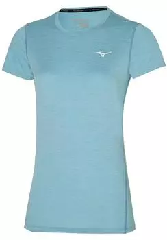 Футболка женская Mizuno Impulse Core Tee W (XS; blue (синий); J2GA7721-23-XS)