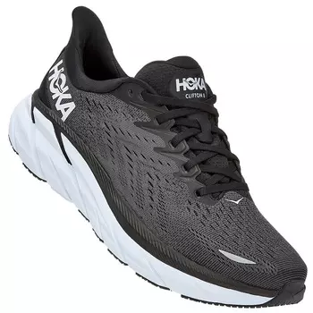 Кроссовки мужские Hoka M Clifton 8 Wide (Black/White USA 11.5 || UK || RUS || 1121374-BWHT-115)