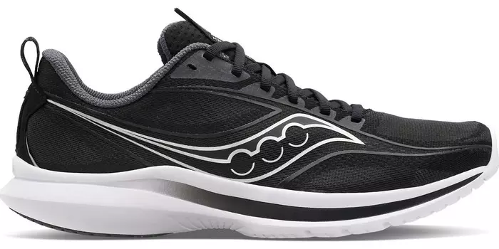 Кроссовки мужские Saucony Kinvara 13 (Black/Silver/Ebony USA 9 || UK 8 || RUS 41.5 || S20723-05-9)
