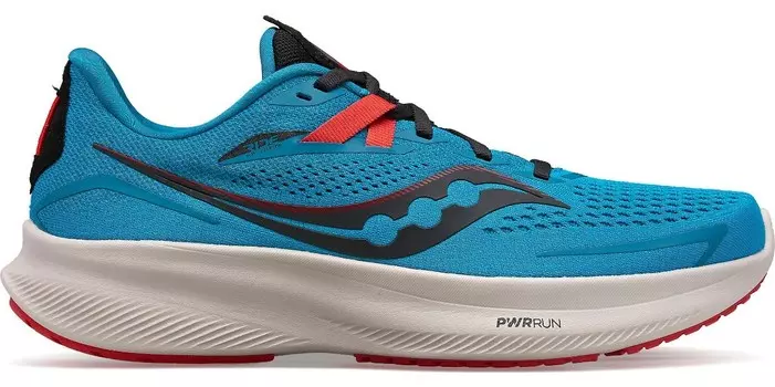 Кроссовки мужские Saucony Ride 15 (Ocean/Black USA 11.5 || UK 10.5 || RUS 45 || S20729-31-115)