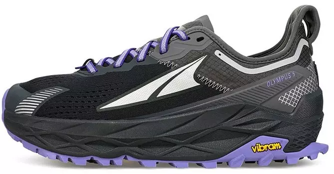 Кроссовки женские ALTRA W OLYMPUS 5 (BLACK/GRAY USA 9 || UK 7 || RUS 39.5 || AL0A7R74-0201-9)