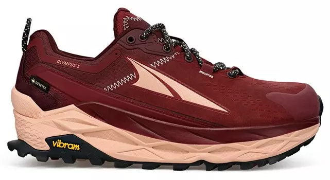 Кроссовки женские ALTRA W Olympus 5 Hike Low Gtx (Maroon USA 6.5 || UK 4.5 || RUS 36.5 || AL0A7R76-6661-65)