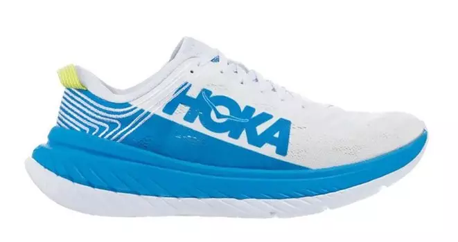 Кроссовки женские Hoka W CARBON X (WHITE / ANGEL BLUE, 6,5, 1102887WALB6.5)