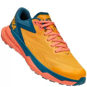 Кроссовки женские HOKA W ZINAL (Radiant Yellow/Camellia, 7.5, )