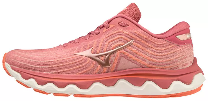 Кроссовки женские Mizuno WAVE HORIZON 6 (GarnetR/RCopper/Persimmo USA 10.5 || UK 8 || RUS 41 || J1GD2226-44-8UK)