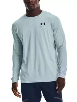 Лонгслив мужской Under Armour UA Sportstyle Left Chest LS (SM; 46-48; blue (синий); 1329585-478-SM)